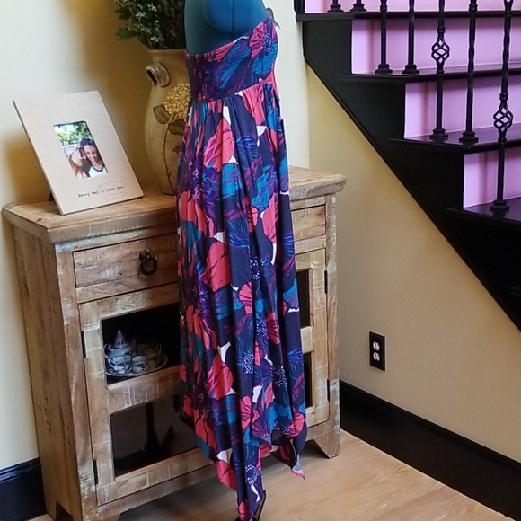 New Roxy Strapless Maxi Dress - SZ S - Picture 4 of 8